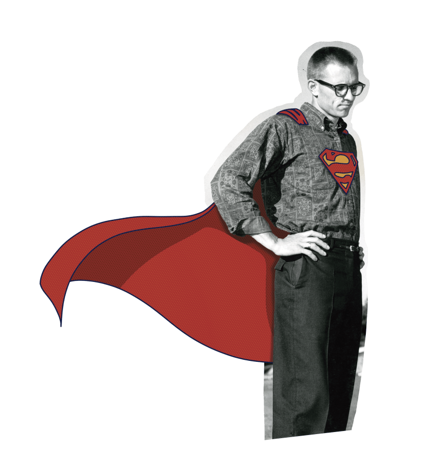 Jim Klein superman illustration